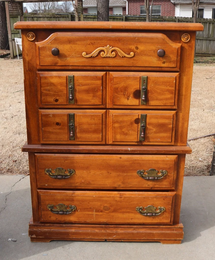 Updating outdated furniture...another "before" and "after" makeover