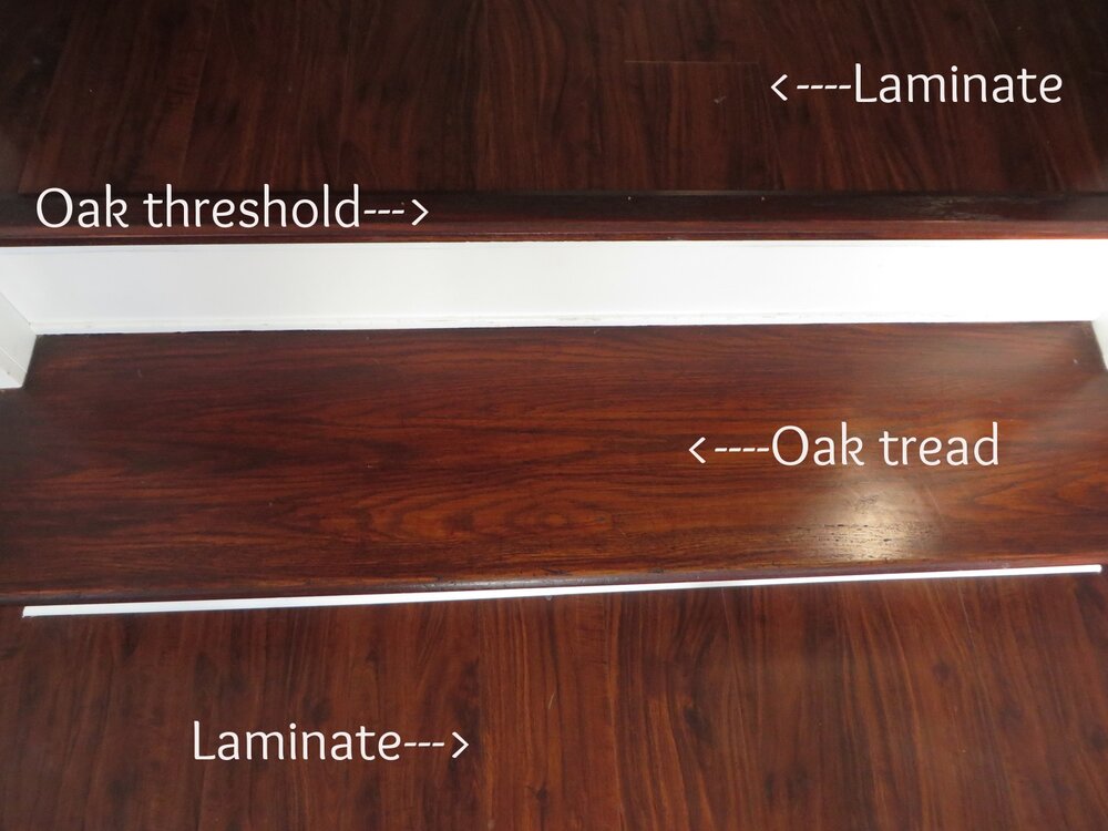Bedroom Step Repair With Gel Stain, How To Gel Stain Laminate Cabinets