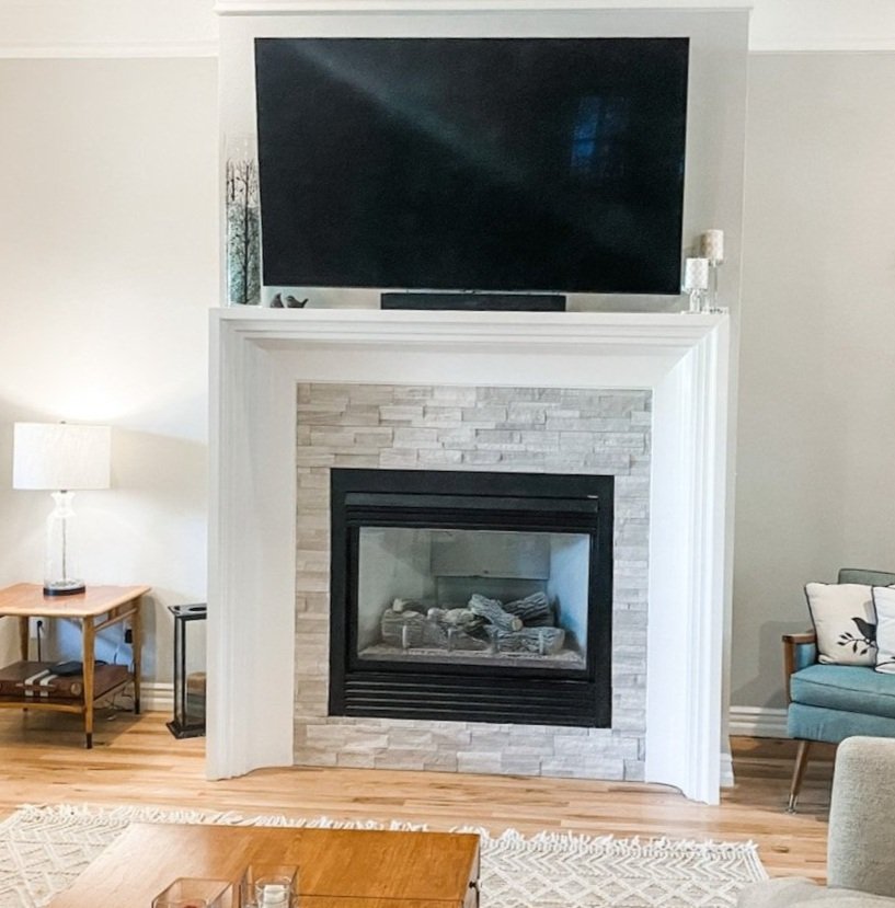 Gas Fireplace Makeover- Final Reveal - Soon To Be Charming