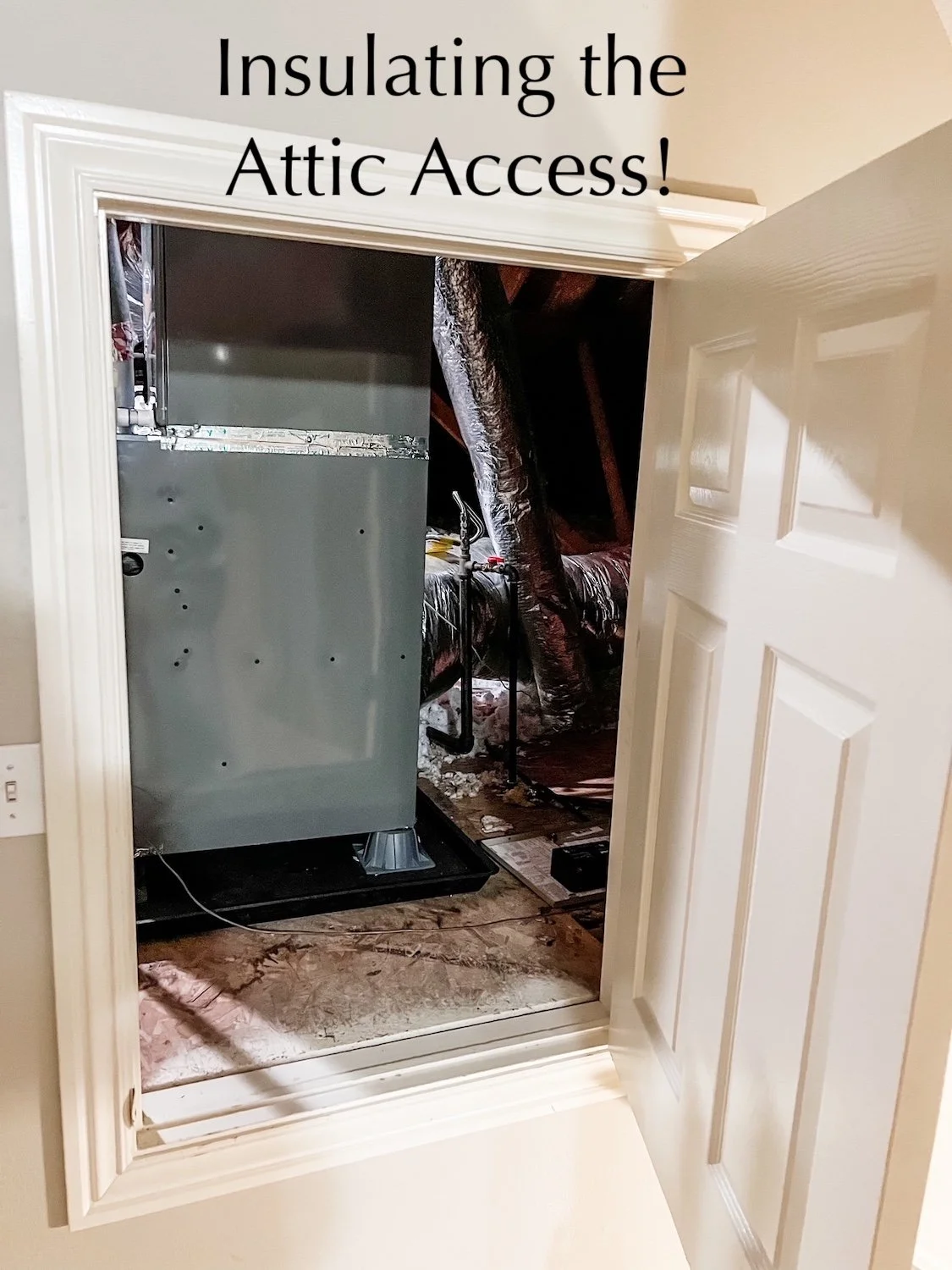 Insulating your attic access....