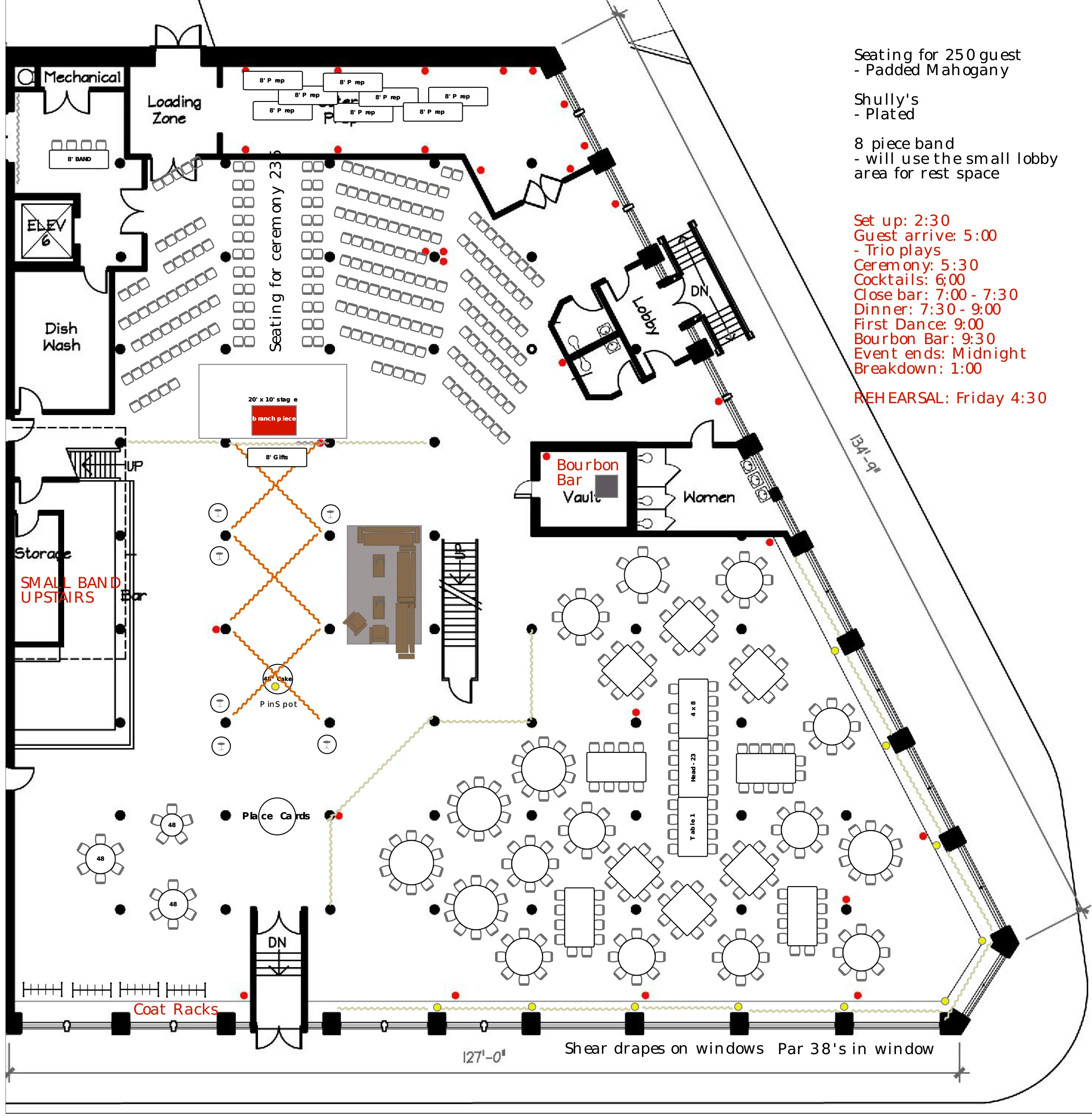 333 Space - Seating 250 Guest