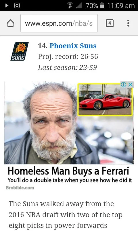 ESPN out here just flat-out subtweeting Beeso about his garbage-fire team