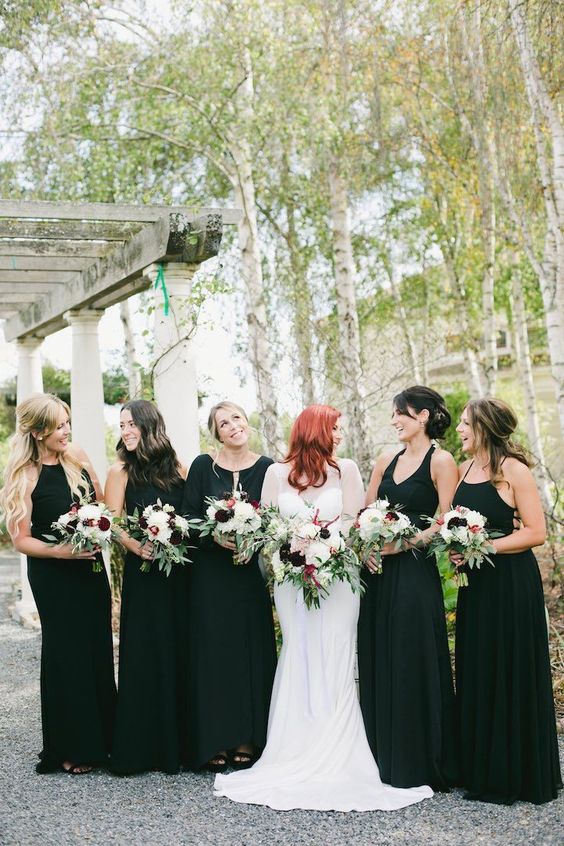 20 Times Bridesmaids Wore Black and OWNED It