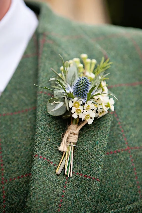 31 Boutonniere Ideas for Your Dapper Groom