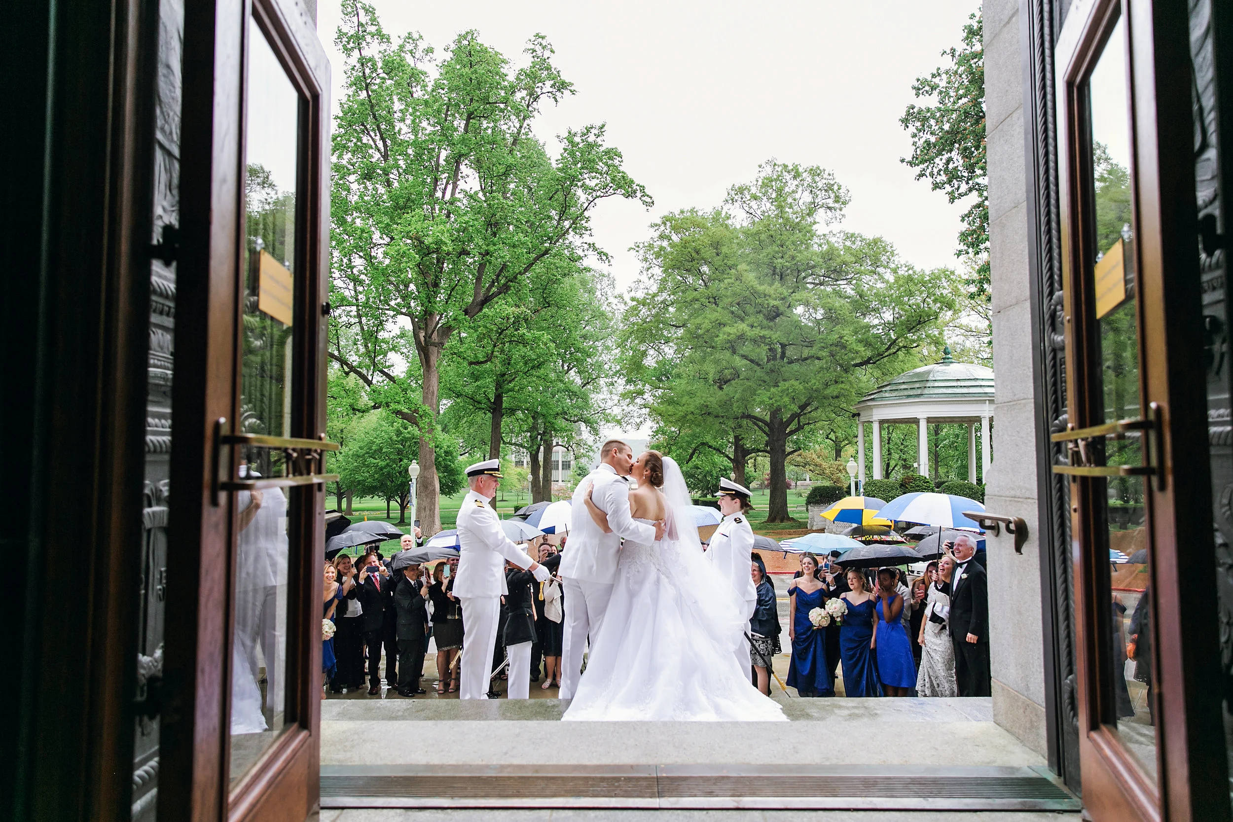 Traditional Naval Academy Wedding at the Officer's Club