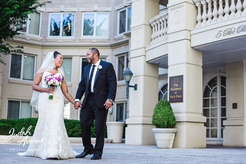 Fun and Vibrant Wedding Downtown