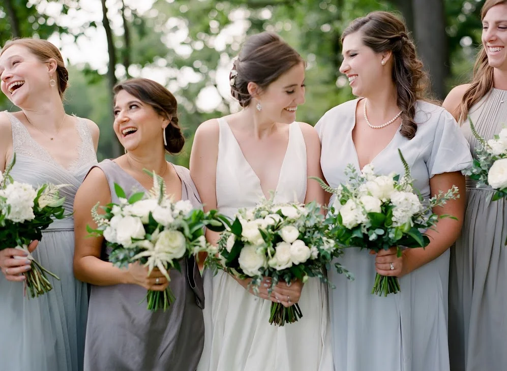 bridesmaid dress sheer neckline Lace Scoop Neck Sheer Sleeves Bridesmaid Dress| Plus Size main image 0