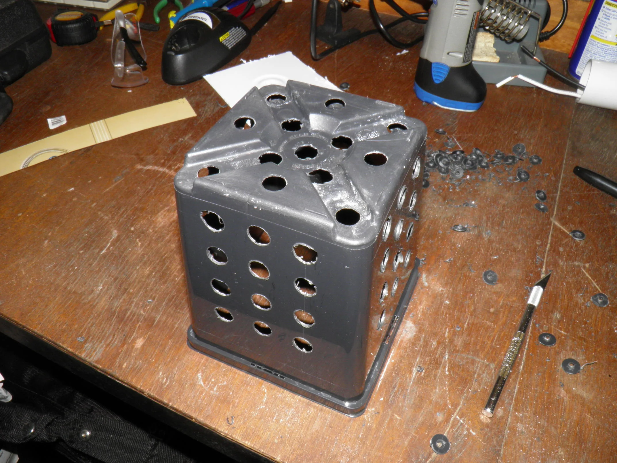 Basil Box Build - Part 2 - Water Reservoir, PVC Pipe Lengths, and Bottom Base Frame