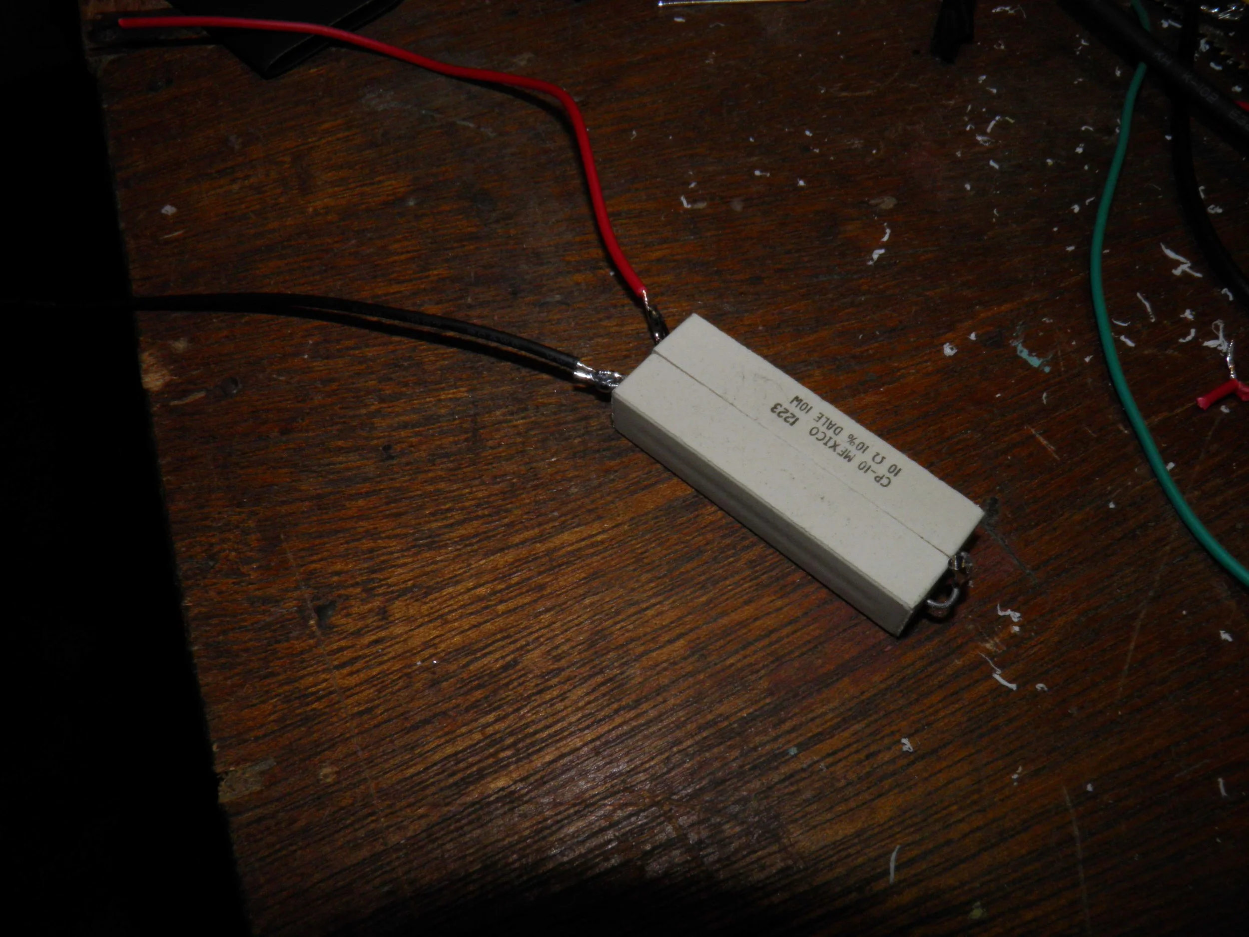 One Side Soldered the Other Side Wires Attached