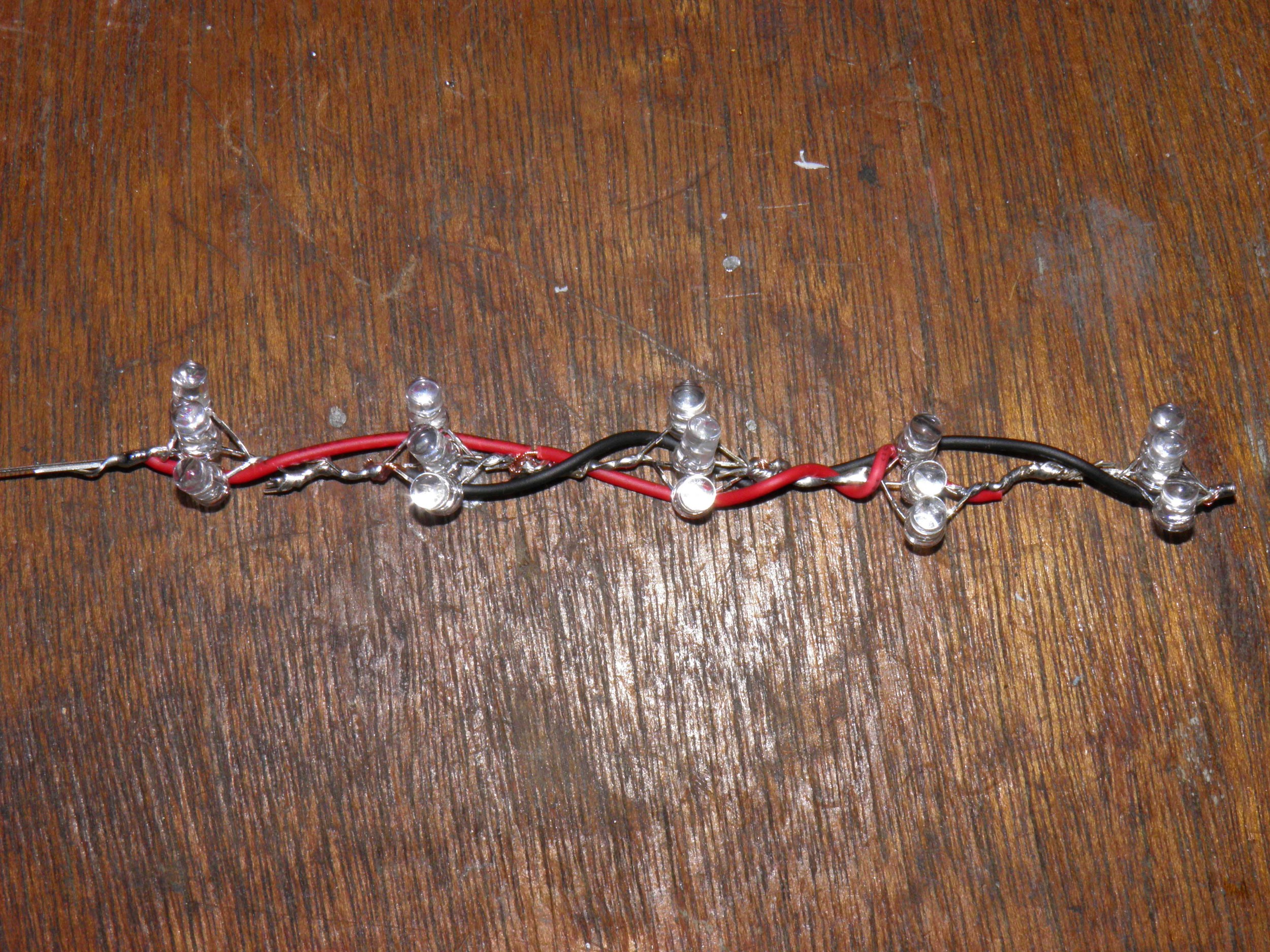 Soldered Up, Wires Soldered and Wrapped Around