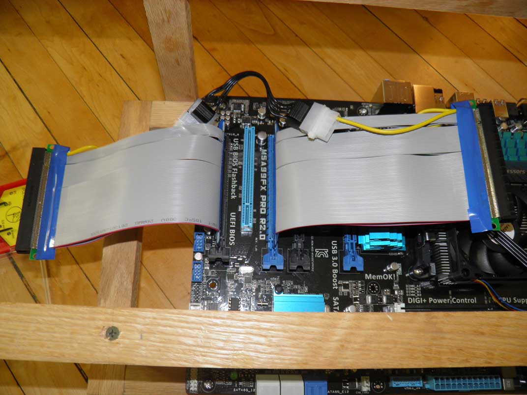 Installing the Risers