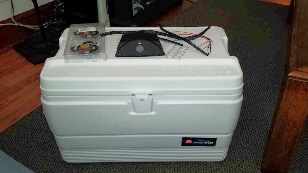Speakers, Amp, Wire, Velcro, Wire Mesh
