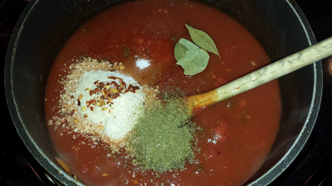 Add the Dry Herbs