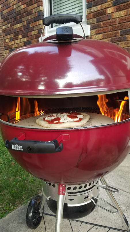 Sæbe Blitz Pludselig nedstigning Weber Grill Pizza Oven Conversion - Homemade KettlePizza — Cooking Circuits