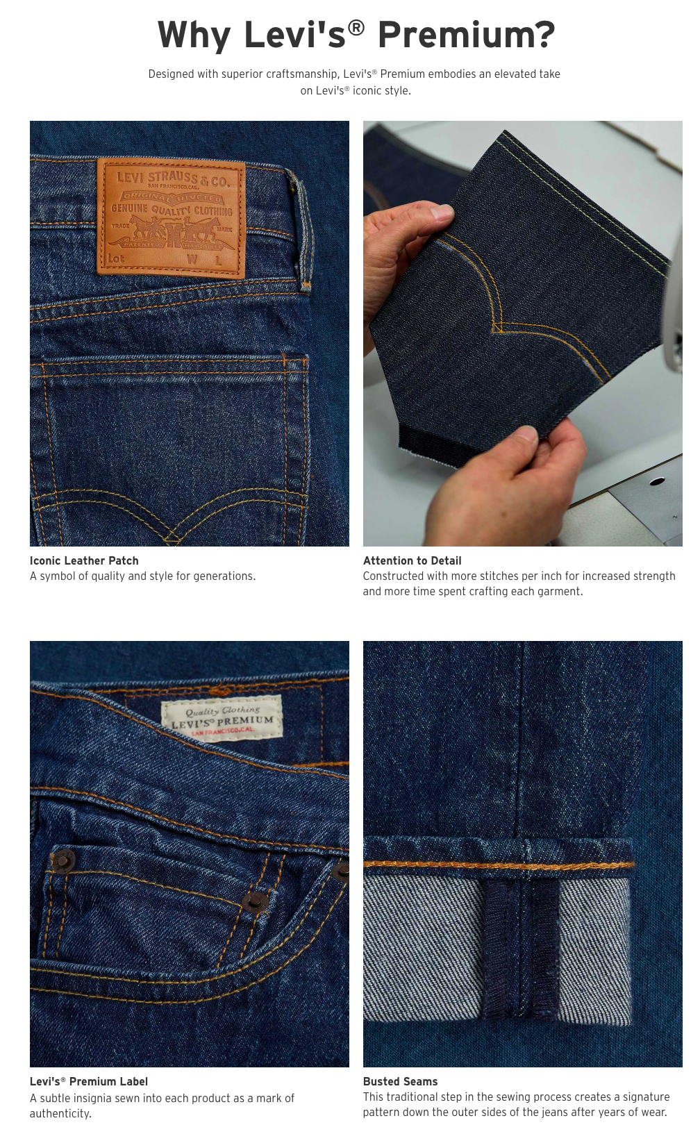 premium levi's