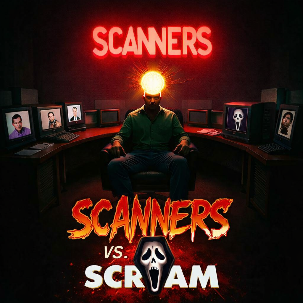 186: Scanners (1981) vs. Scream (1996) episode artwork