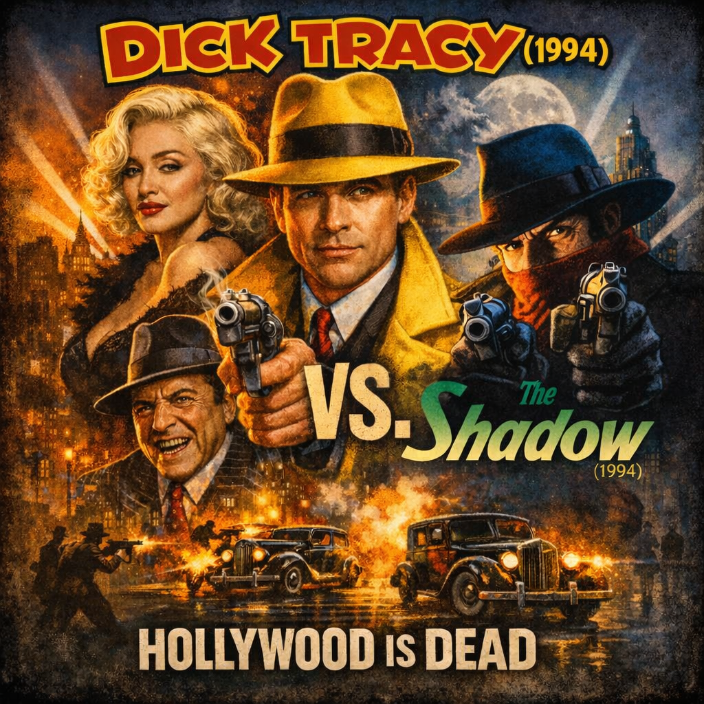 224: Dick Tracy (1990) vs. The Shadow (1994) episode artwork