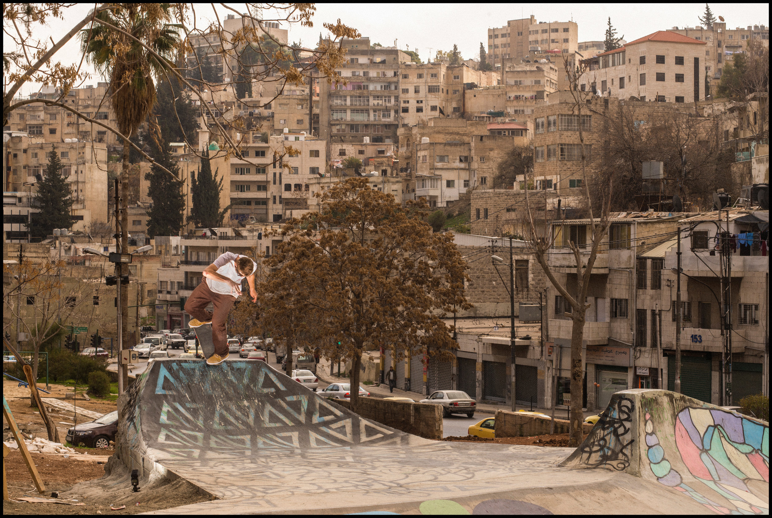 Backside Noseblunt by Patrik Wallner in Amman, Jordan