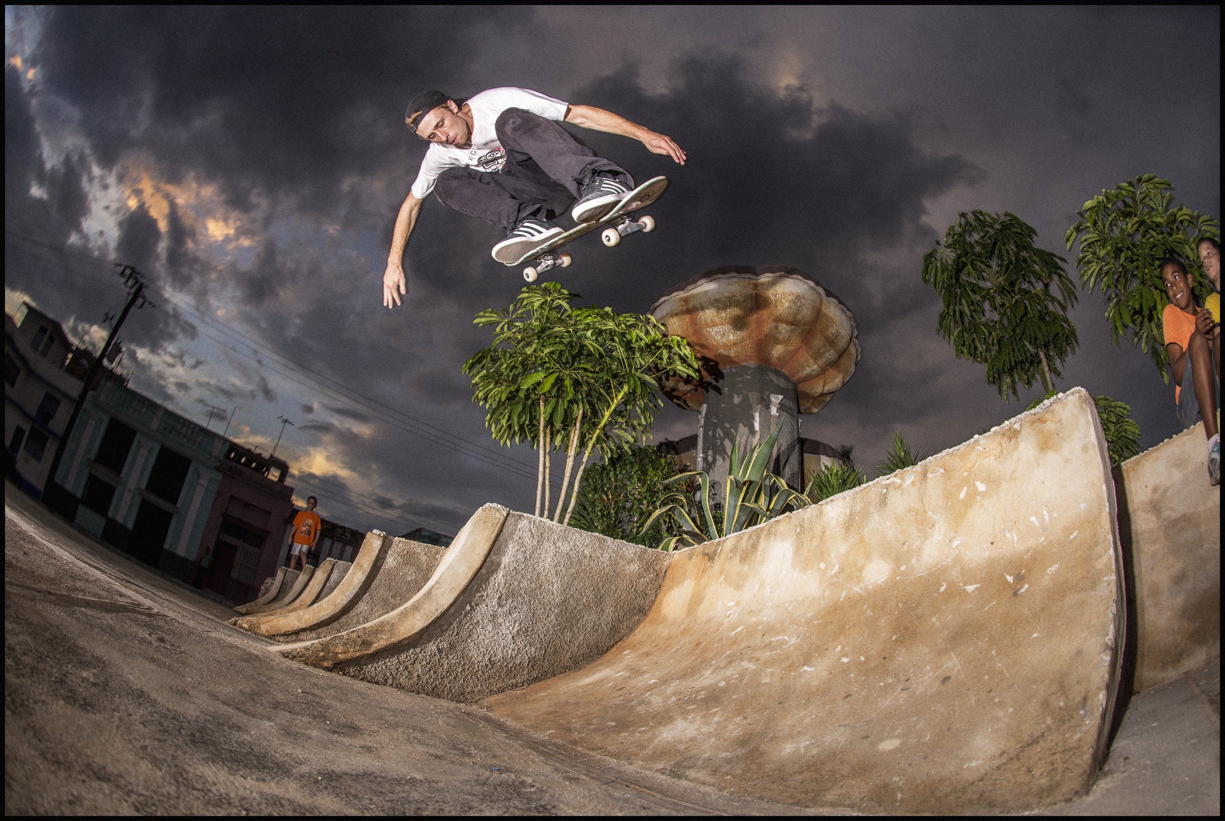 Backside Ollie by Patrik Wallner in Cienfuegos, Cuba