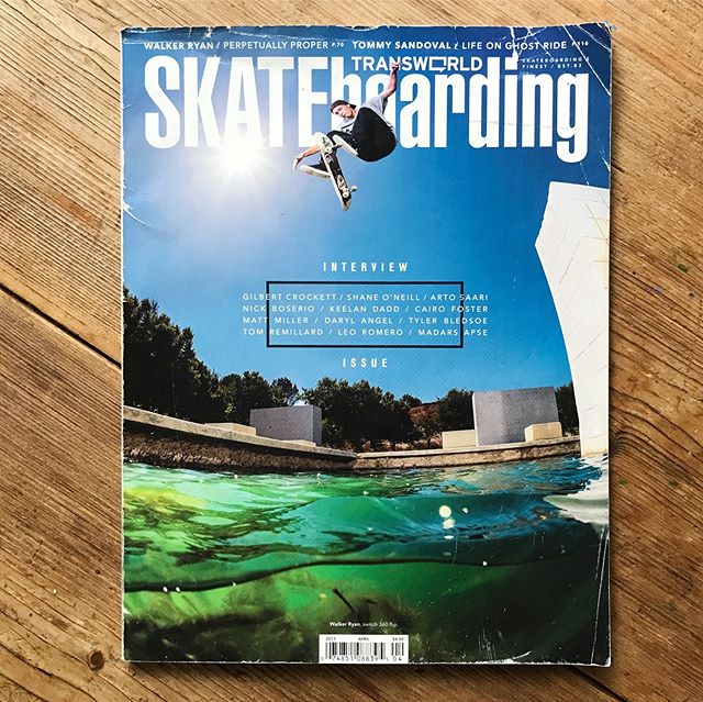 From a &ldquo;check out&rdquo; to a cover, thank you @transworldskate for including me in the pages of your magazine. Not sure where I&rsquo;d be without you! Landing this cover will forever be one of the greatest honors of my life. Excited to see wh