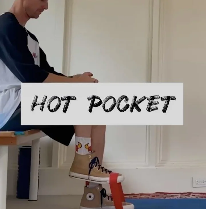 HOT POCKET PROGRAM IS LIVE 
WWW.OLDFRIENDSFITNES.COM

In the HOT POCKET &lsquo;101&rsquo; we cover all the necessary exercises to get you out of HOT POCKET pain and back on the board, a program designed by @Dr.KyleBrown.

In the &lsquo;DEEP DIVE&rsqu