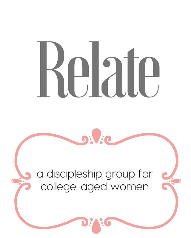 Young women&rsquo;s bible study and discipleship at RGCC starts this Wednesday at 8:00 PM. Contact @lydiaivy for details. #Relateat8