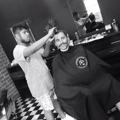  Martin even got a haircut and a mustache trim