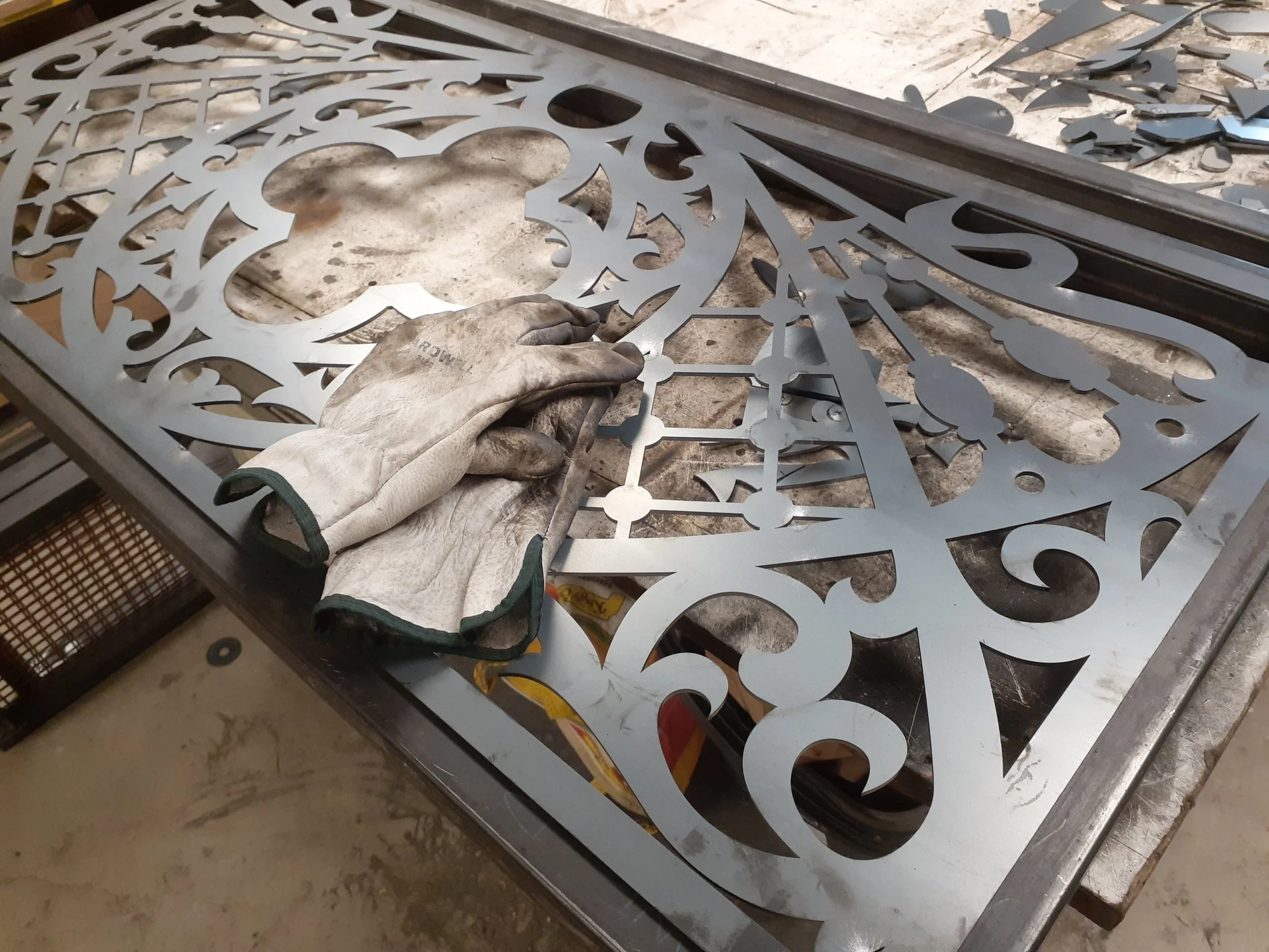 Steel architectural detail - design & fabricate