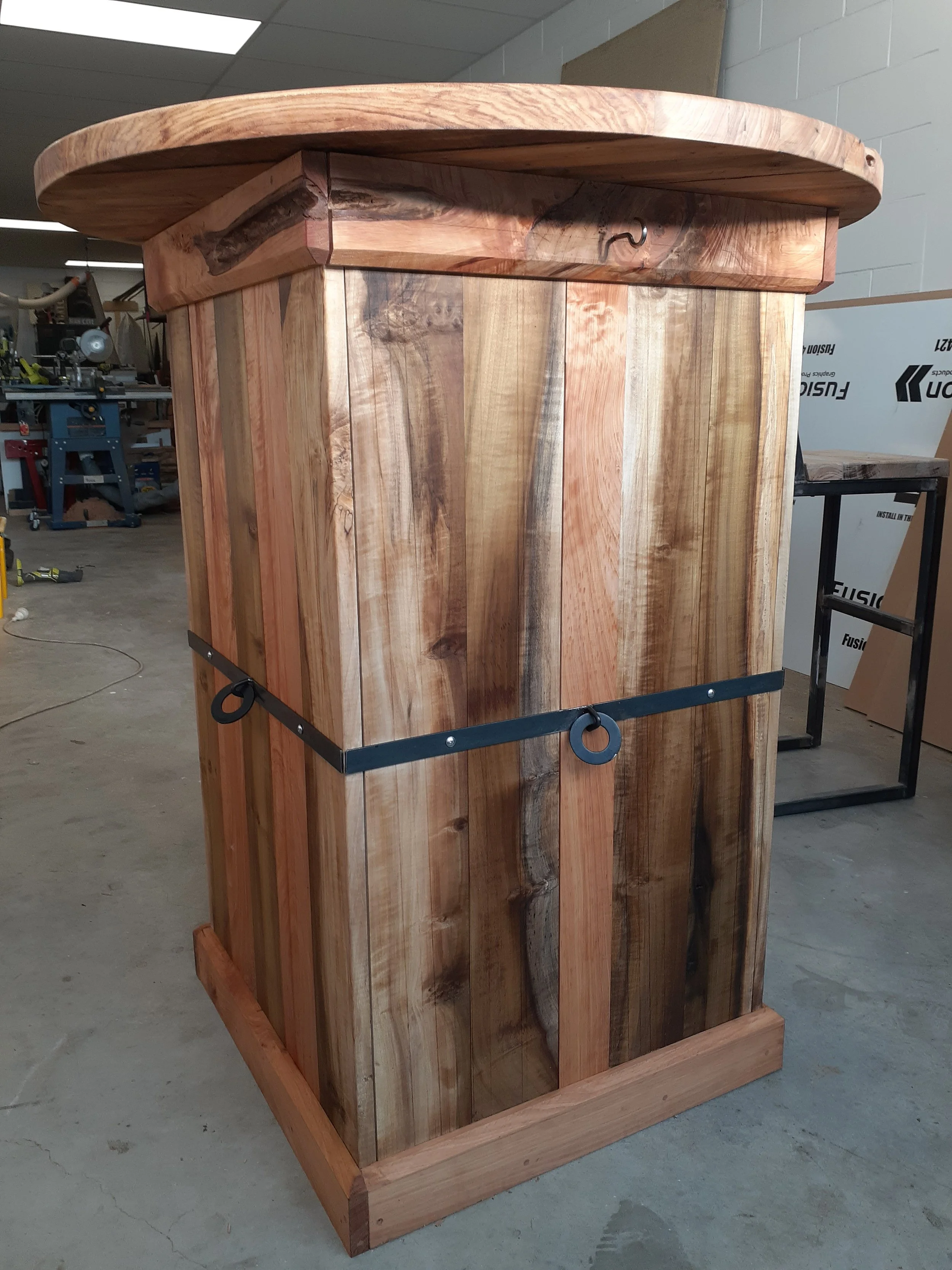 Bar Leaners - eco friendly - NZ timber - hospitality fitout 