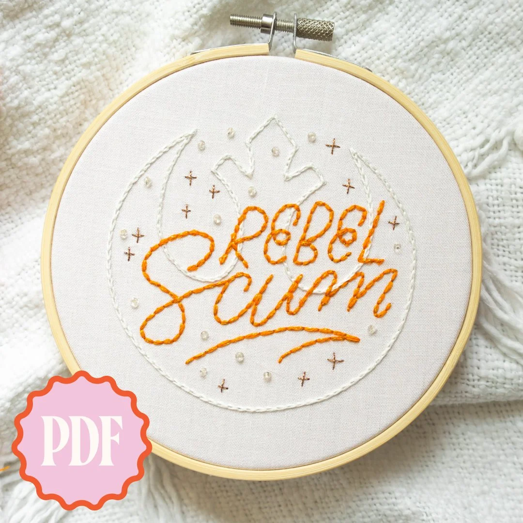 Rebel Scum Embroidery Pattern