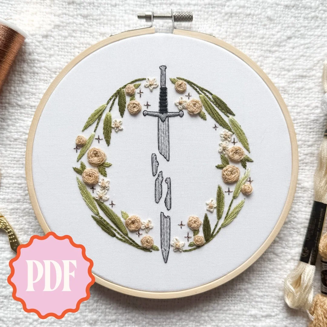 Narsil Embroidery Pattern (Circle)