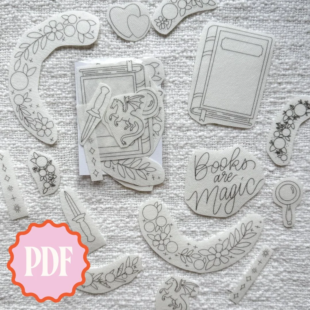 Bookish Stick & Stitch PDF Download