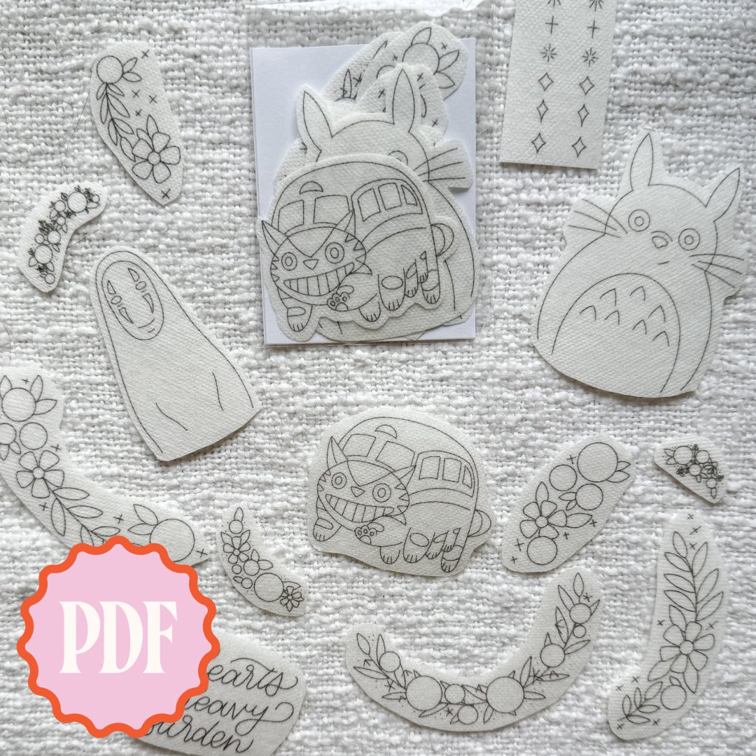 Ghibli Stick & Stitch PDF Download