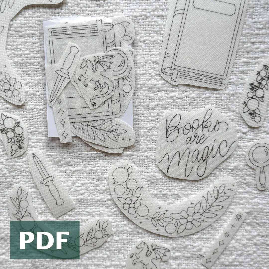 Bookish Stick & Stitch PDF Download