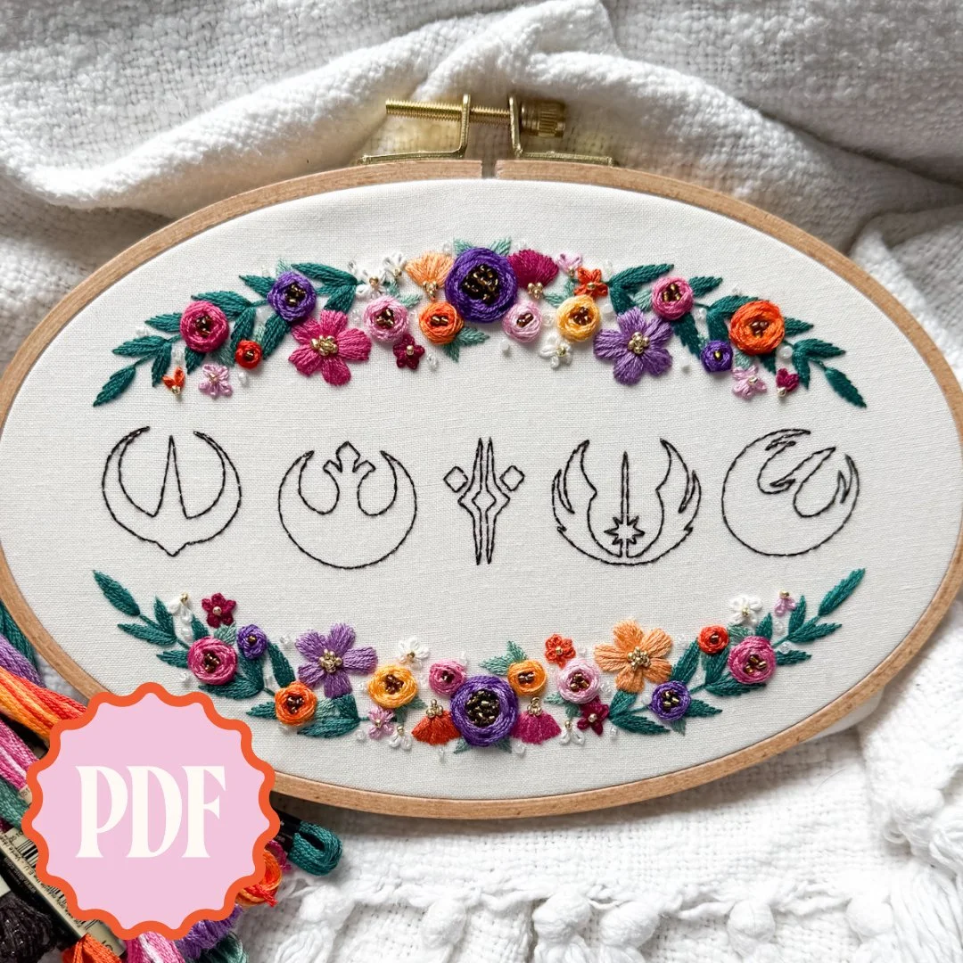 Rebels Embroidery Pattern