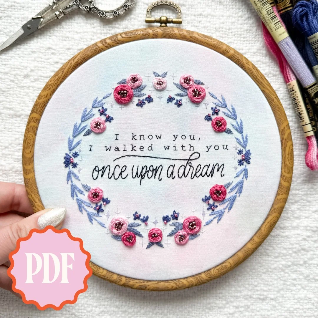 Once Upon a Dream Embroidery Pattern