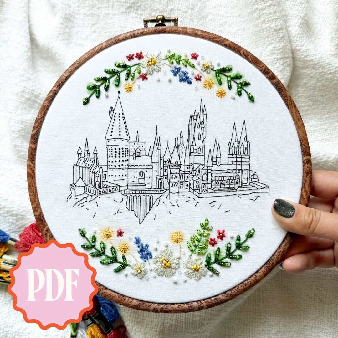 Witchcraft & Wizardry Embroidery Pattern