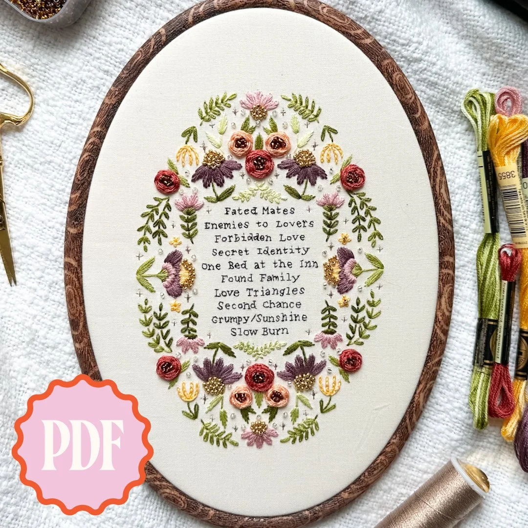 Our Favorite Tropes Embroidery Pattern