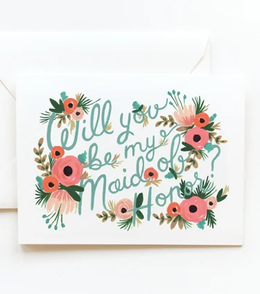 Will you be my Maid of Honor? - Rifle Paper Co.
