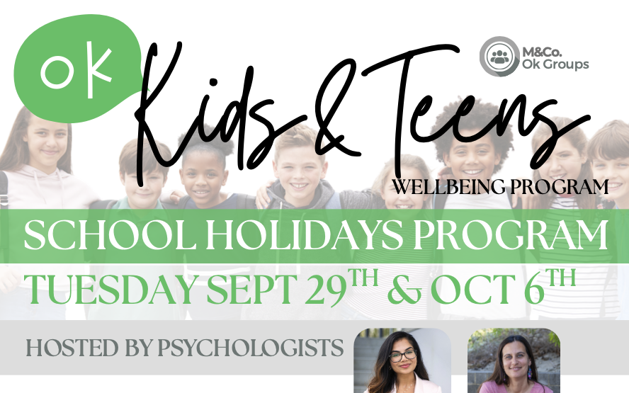 KiDs &amp; Teens Wellbeing Program Oct Holidays