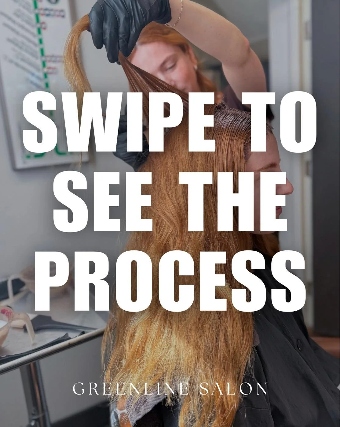 A little behind-the-scenes look at a color, cut, and style in the chair ❤️
