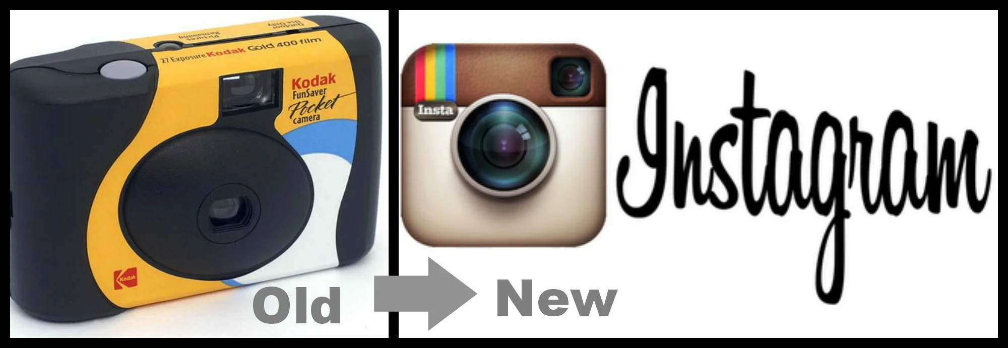 Instagram takes the place of wedding disposable cameras