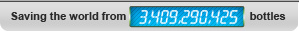SodaStream's Bottle Savings Ticker
