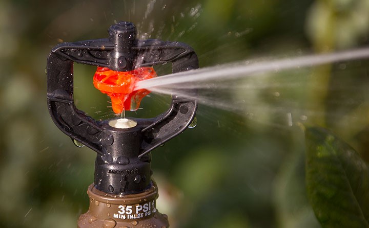 Low-volume Emitter Sprinkler (90 percent efficient)