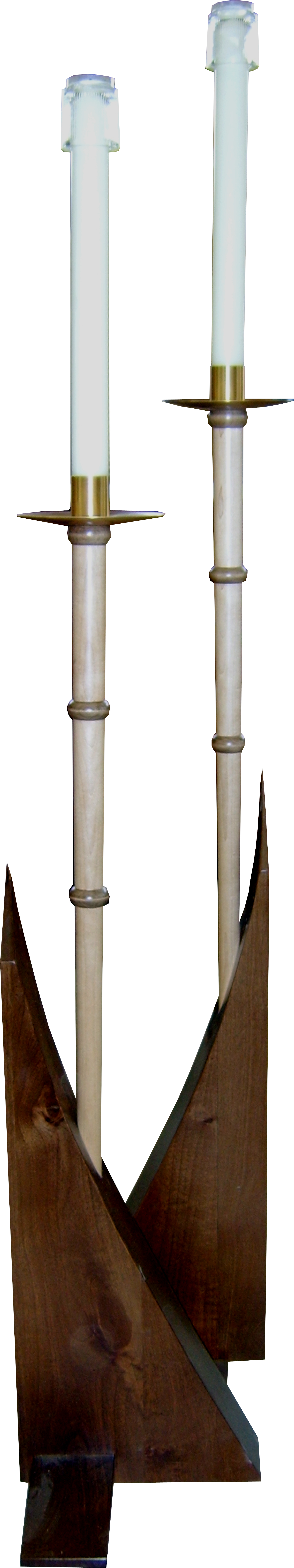 Curved Base Processional Candles