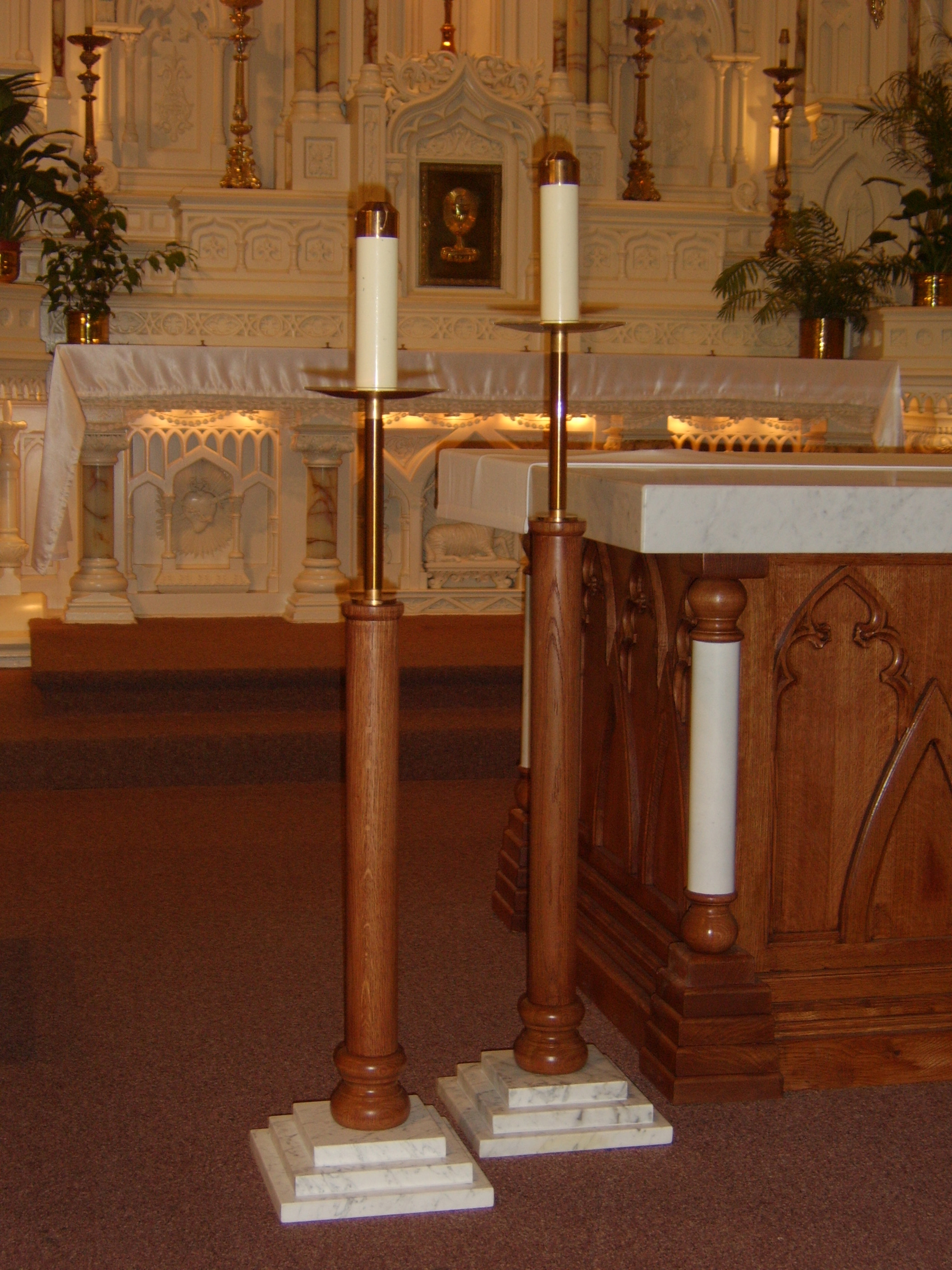 St. Joseph Processional Candle Stands