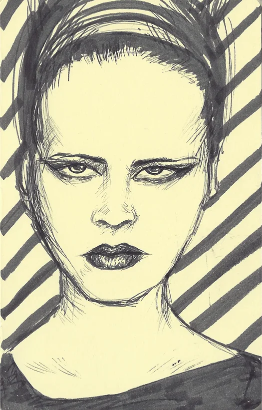 Christina Ricci Pen & Ink