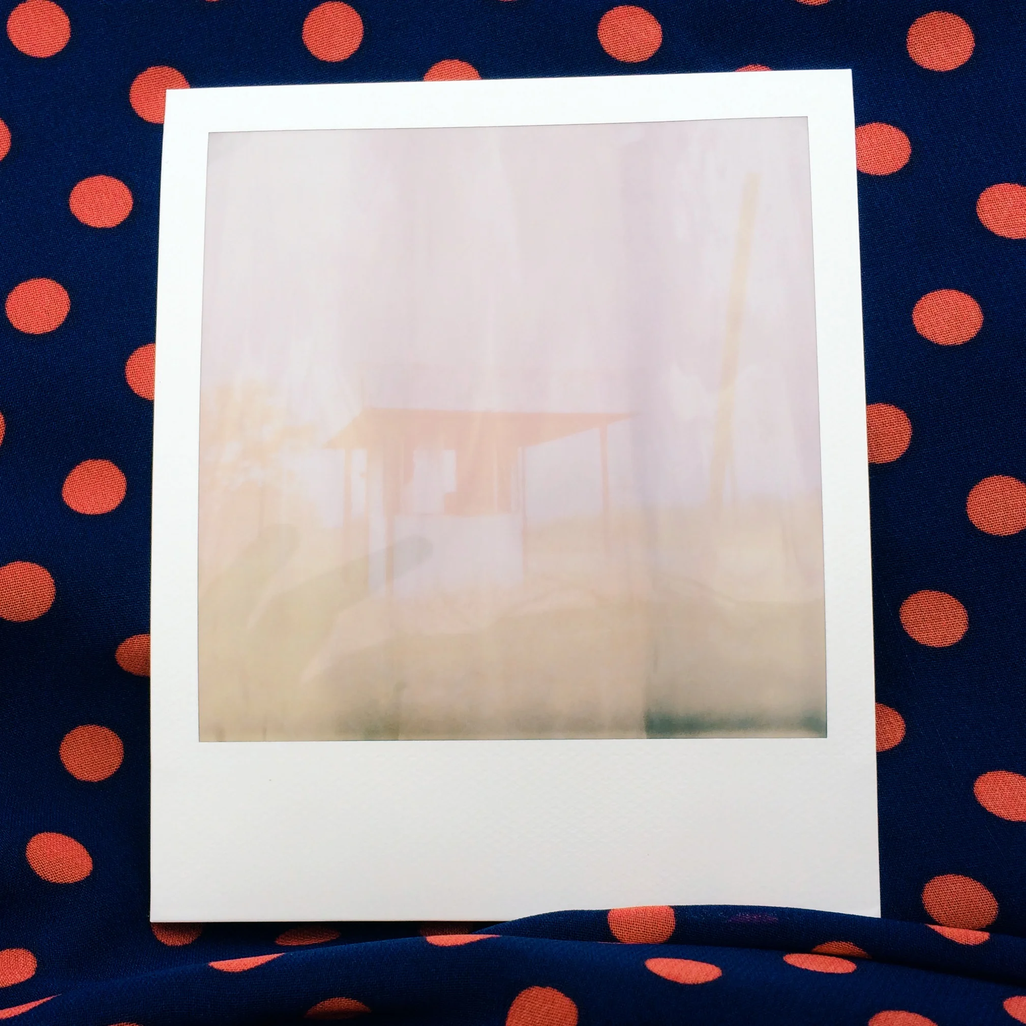Then we headed to Jacksboro, TX. Here is a polaroid hanging out on my lap developing. Getting a few great polaroids here and there that I will post soon.