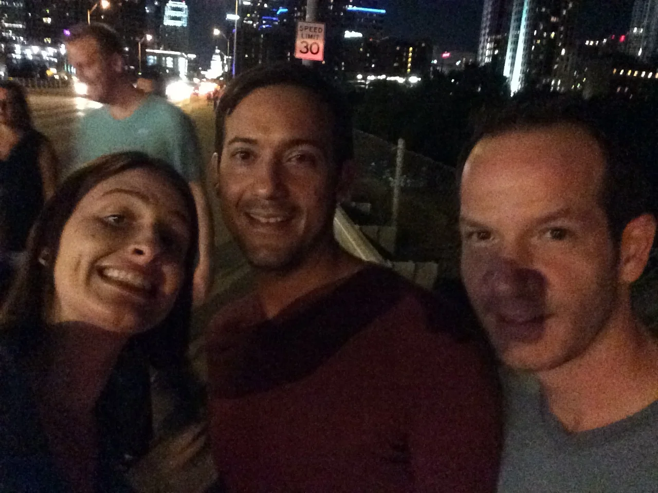 I also got to catch up with Will, an old friend and his boyfriend Jonathan. I hadn't seen them in 6 years! They showed me a great time, and I finally got to see the bats flying out if the bridge. Sadly, it was too dark, and they were too fast for pictures.