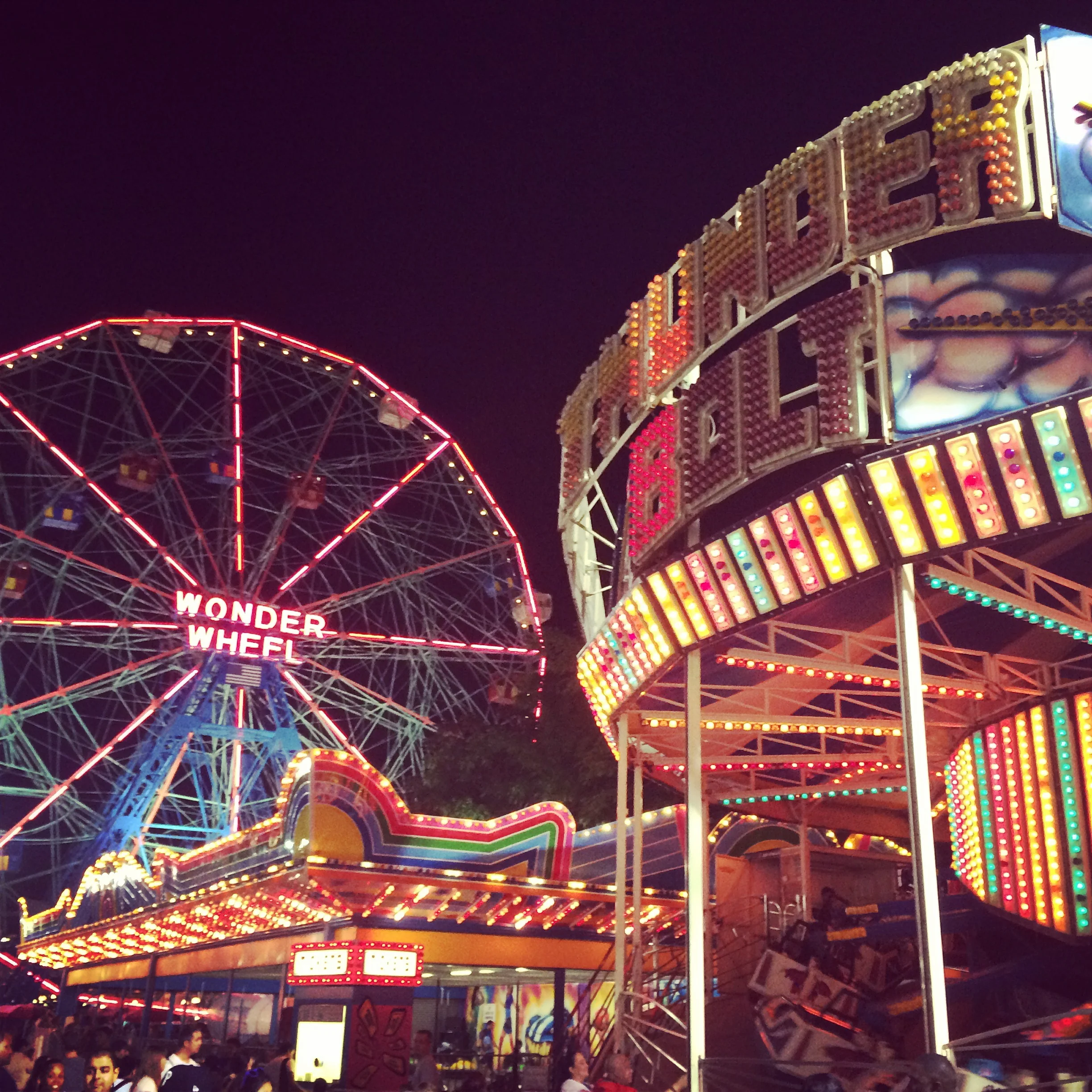 After Dead Horse Bay, we went over to Coney Island so I could get my roller coaster fix on. I had never been, so it was a great thing to check off the bucket list and I was really excited to get some roller coasters in on this trip.